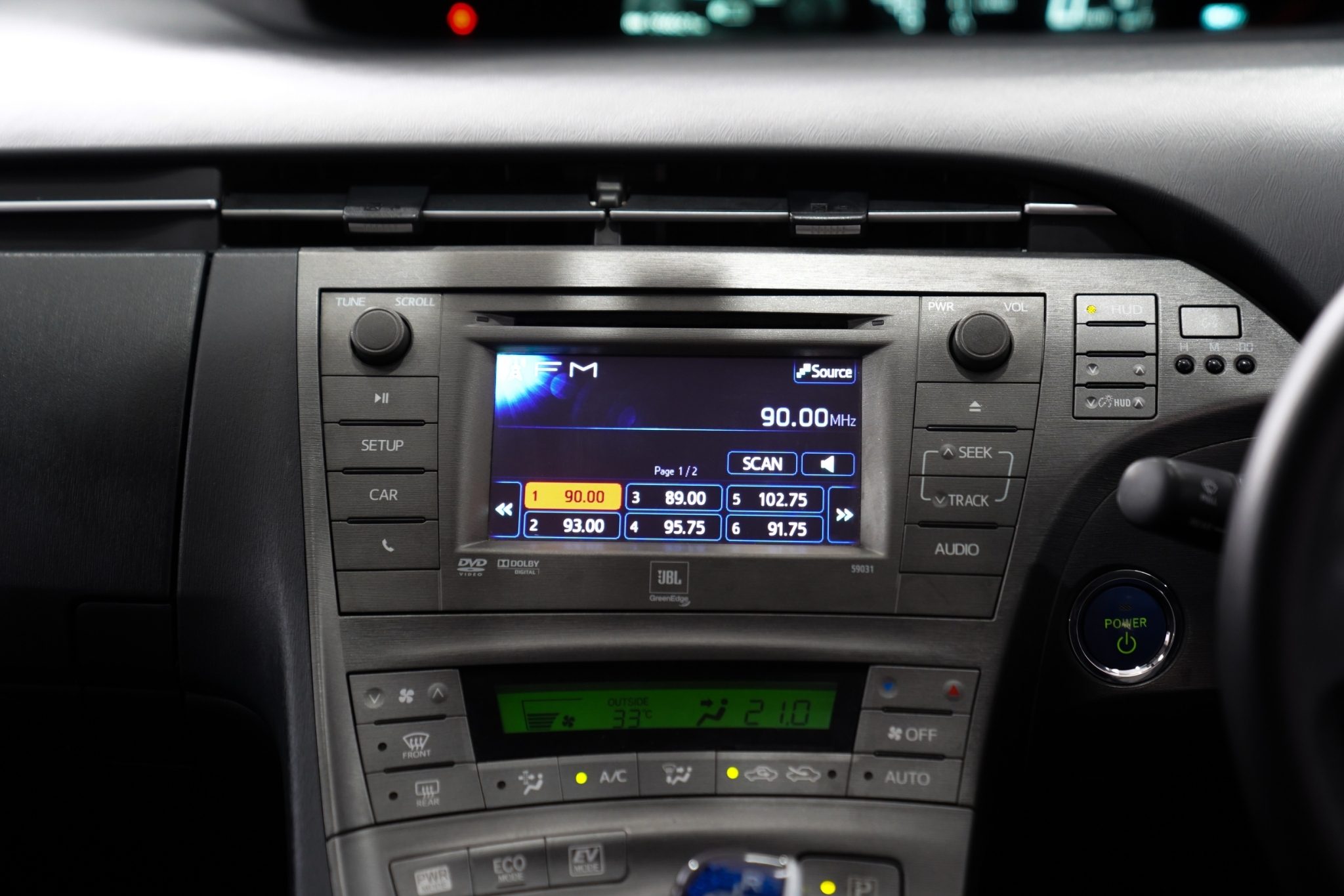 2012 TOYOTA PRIUS 1.8 HYBRID AT