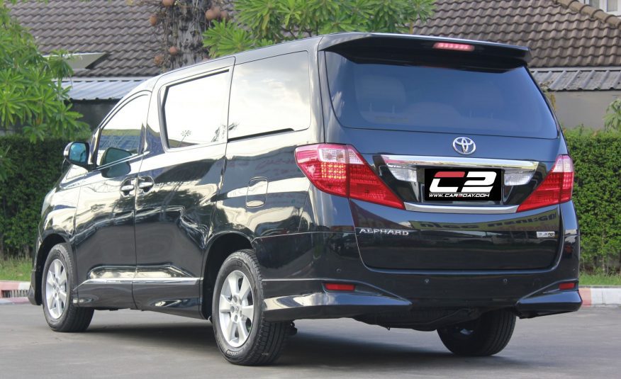 2012 TOYOTA ALPHARD 2.4V