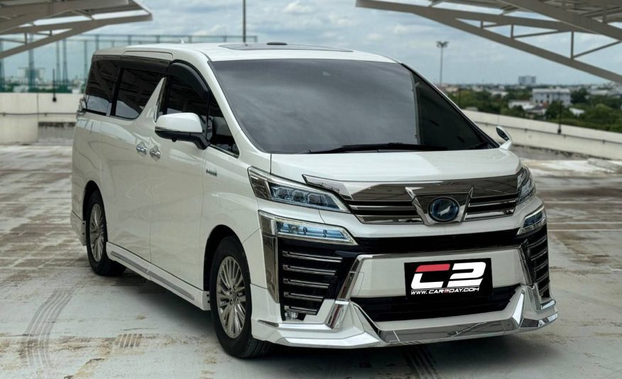 2018 Toyota Vellfire 2.5 ZRG Edition