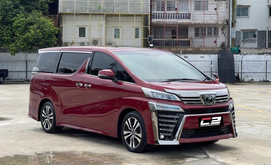 2018 Toyota Vellfire 2.5 ZG Edition