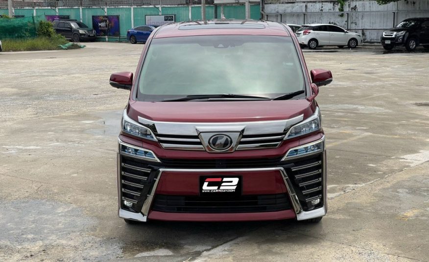 2018 Toyota Vellfire 2.5 ZG Edition