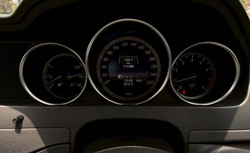 2013 Mercedes Benz C200 CGI Edition C